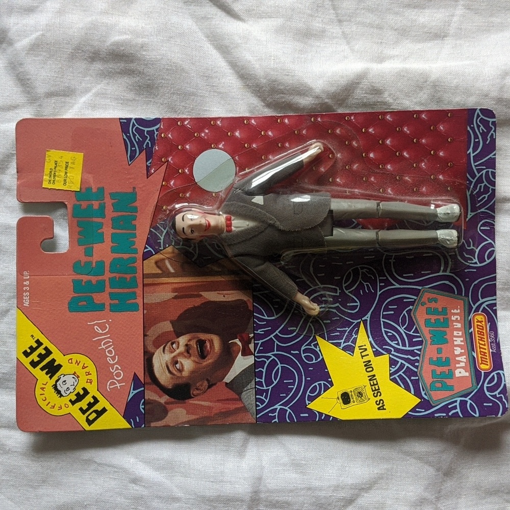 Pee-Wee Herman poseable figure - Brand New In Package